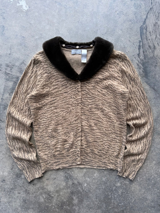 Zebra Cardigan - M