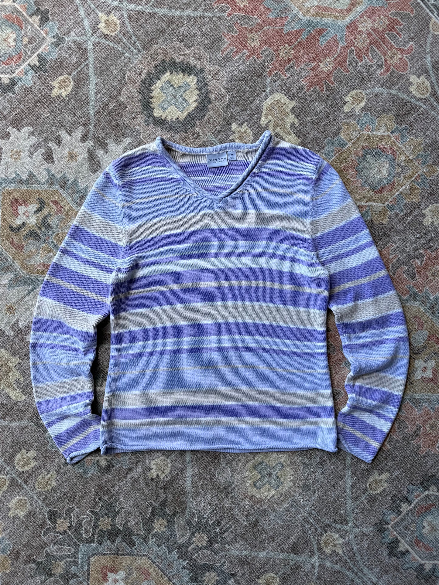 Striped Sweater - M
