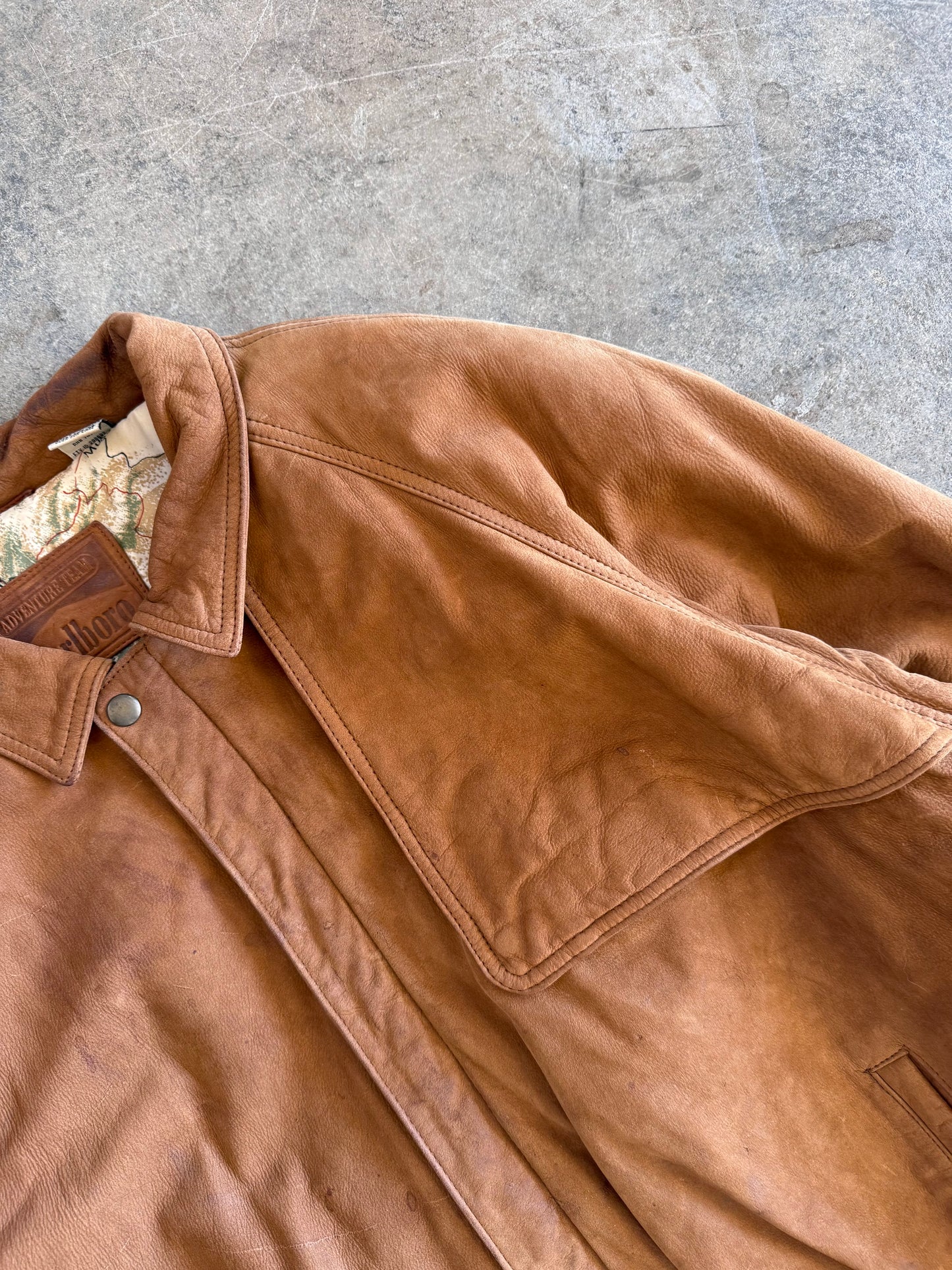 Marlboro Leather Jacket - XL