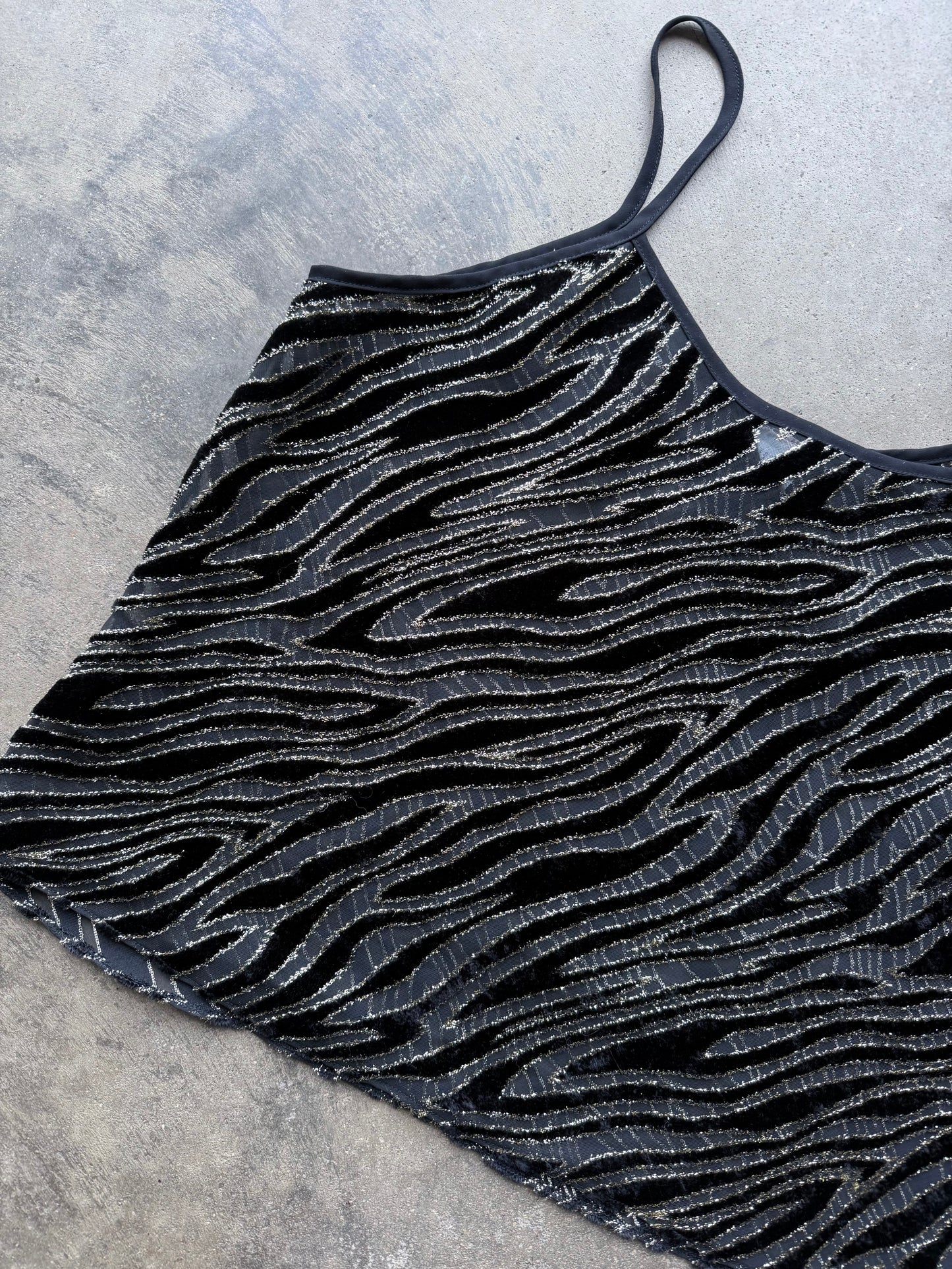 Sheer Zebra Tank - L