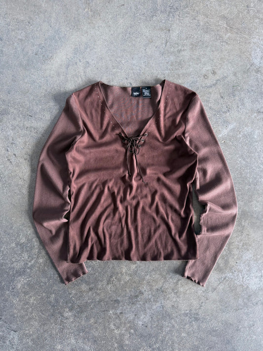 Lace Up Longsleeve - S