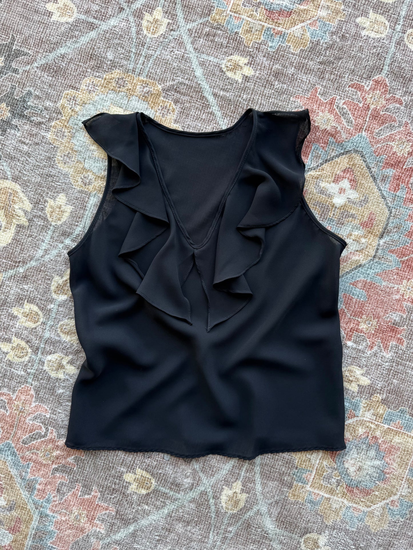 Frilly Sheer Tank - M