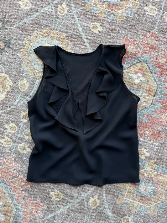 Frilly Sheer Tank - M