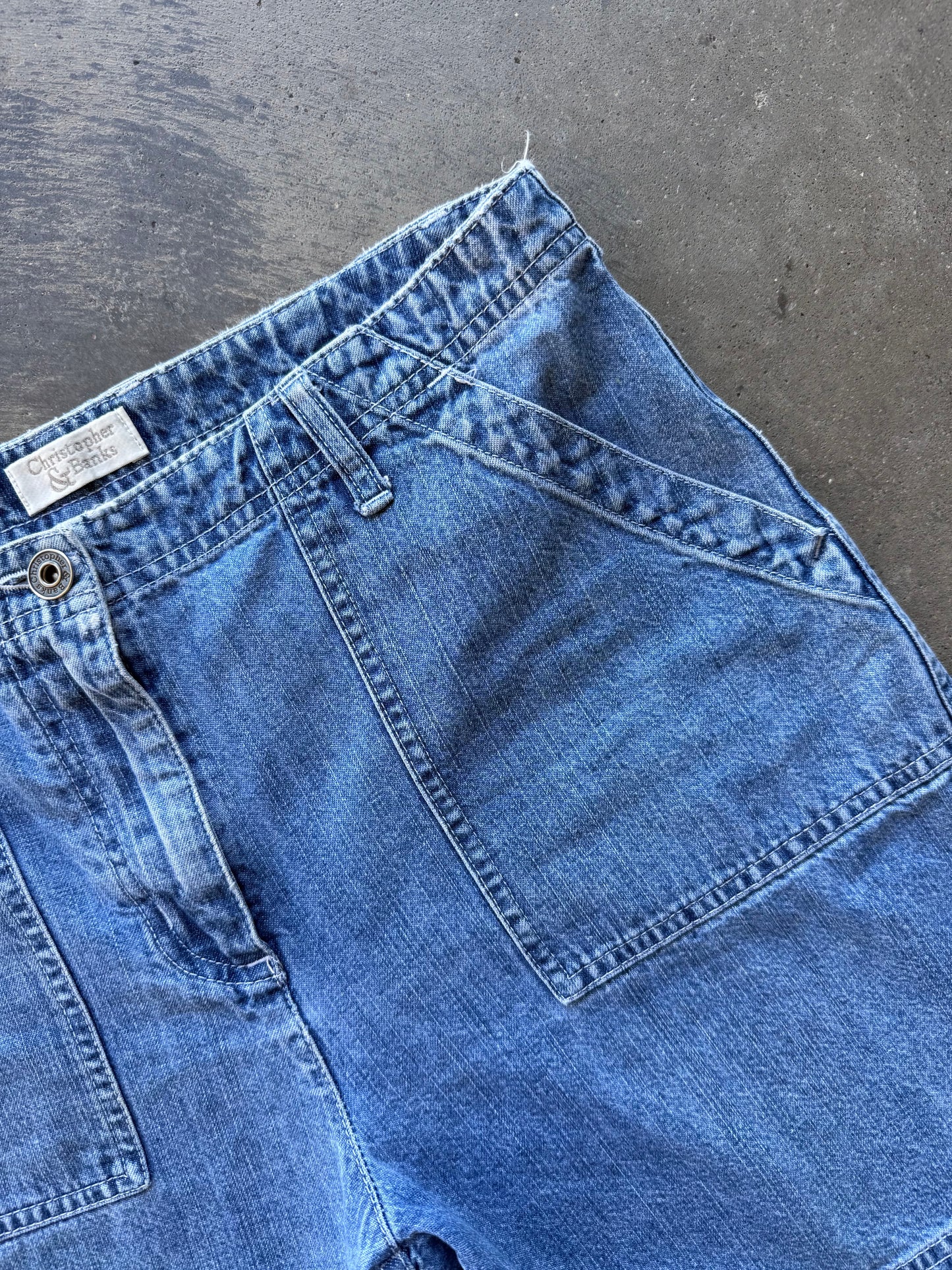 Cargo Denim Shorts - 29x6