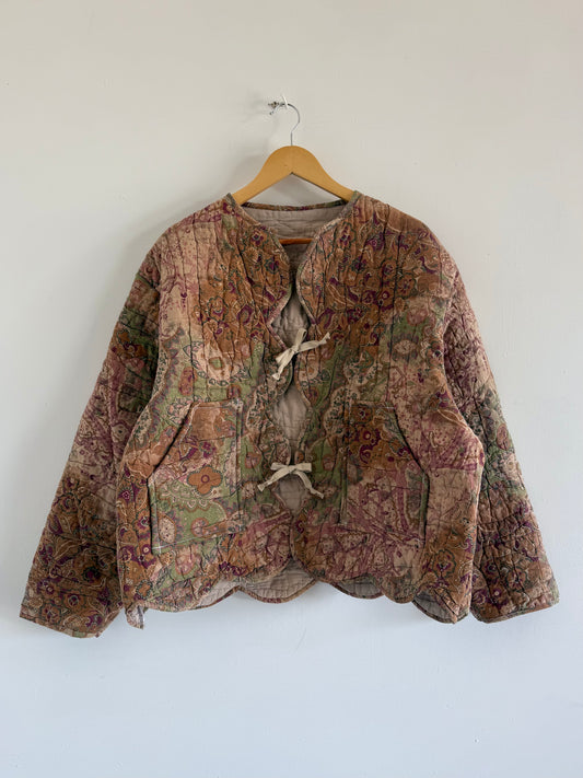 Quilt Tie Jacket - L