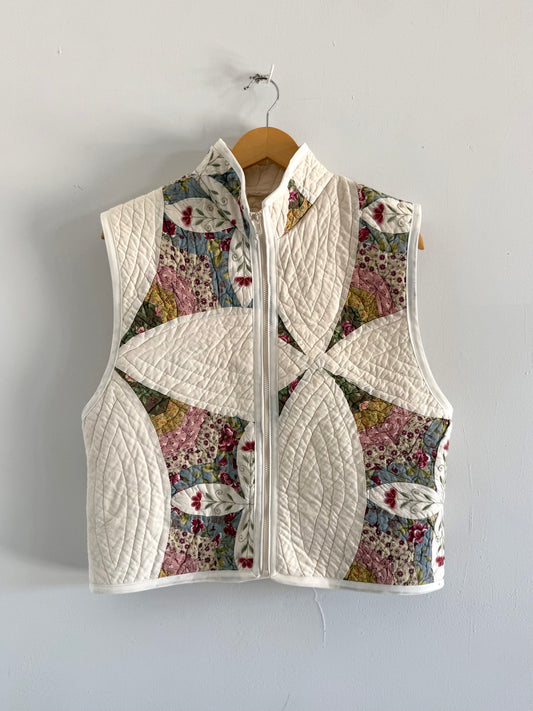 Quilt Zip Up Vest - S
