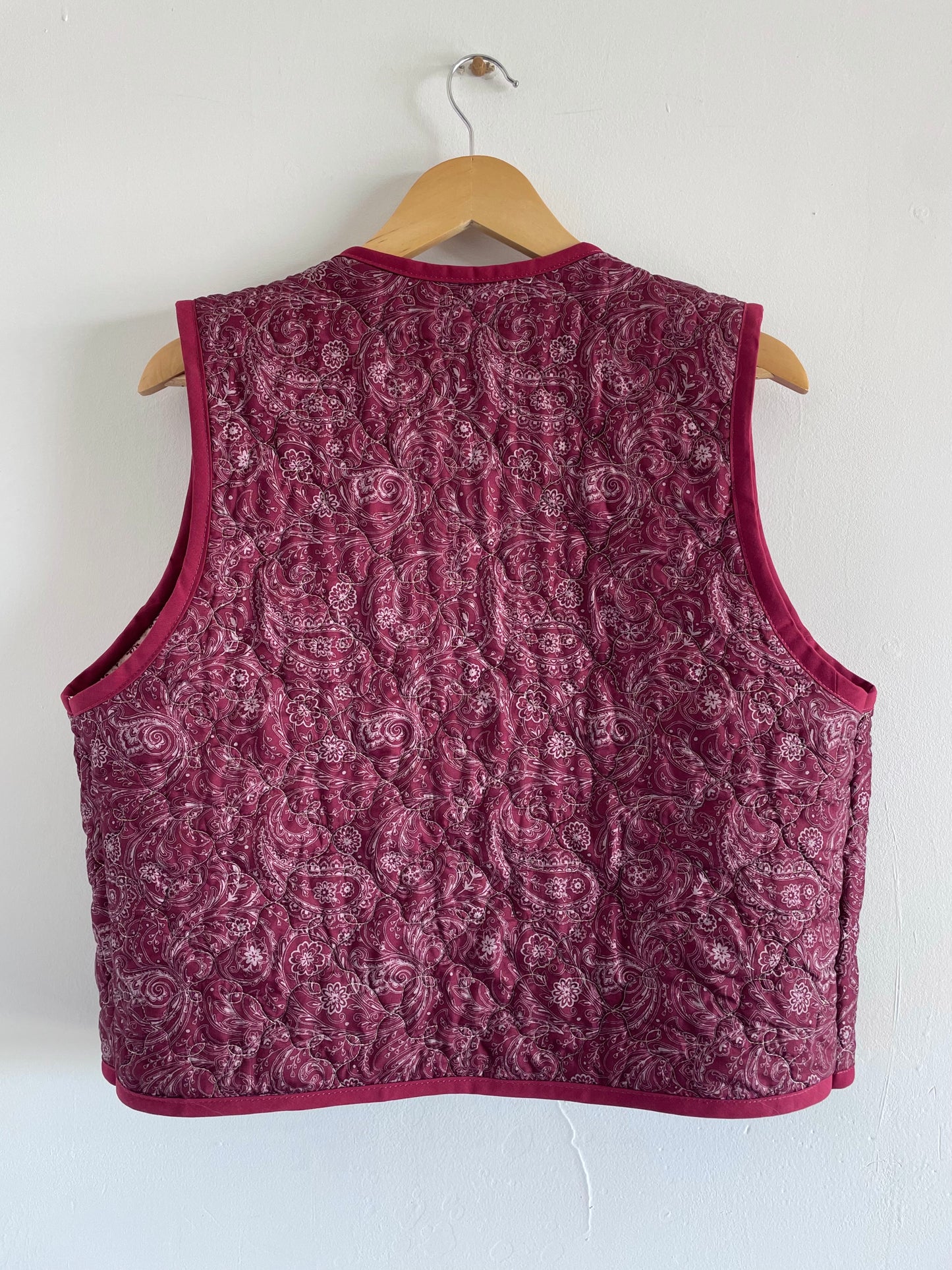 Quilt Tie Vest - XL