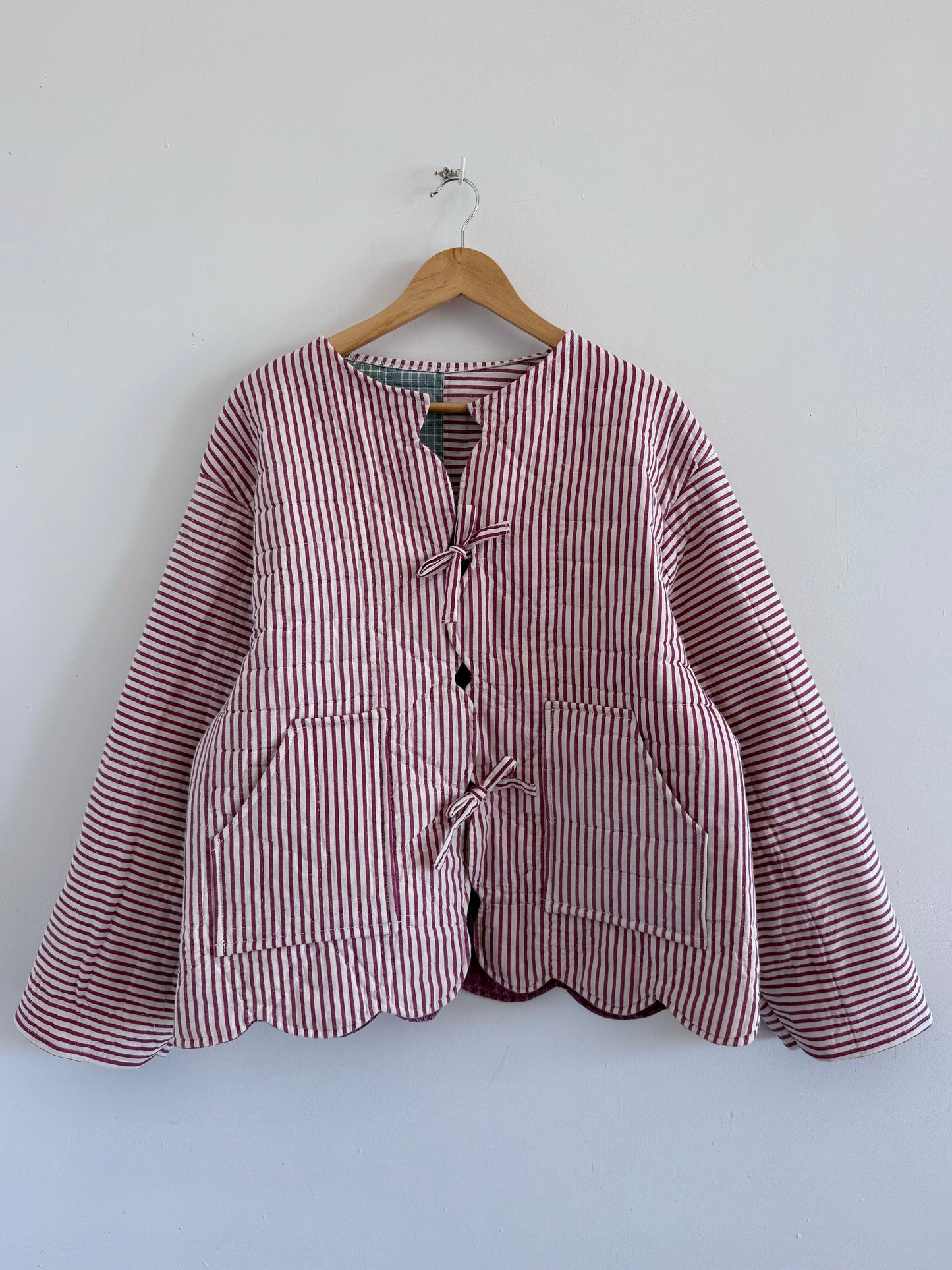 Quilt Tie Jacket - L