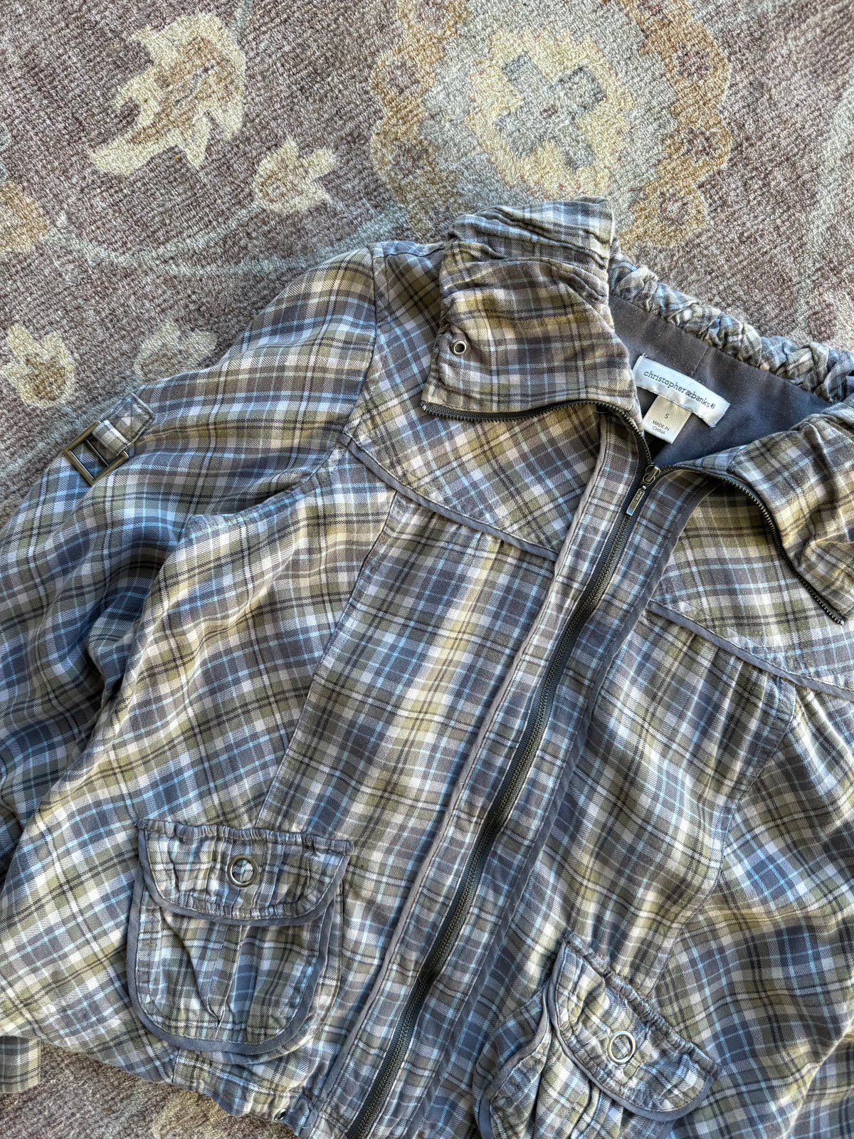 Plaid Jacket - S