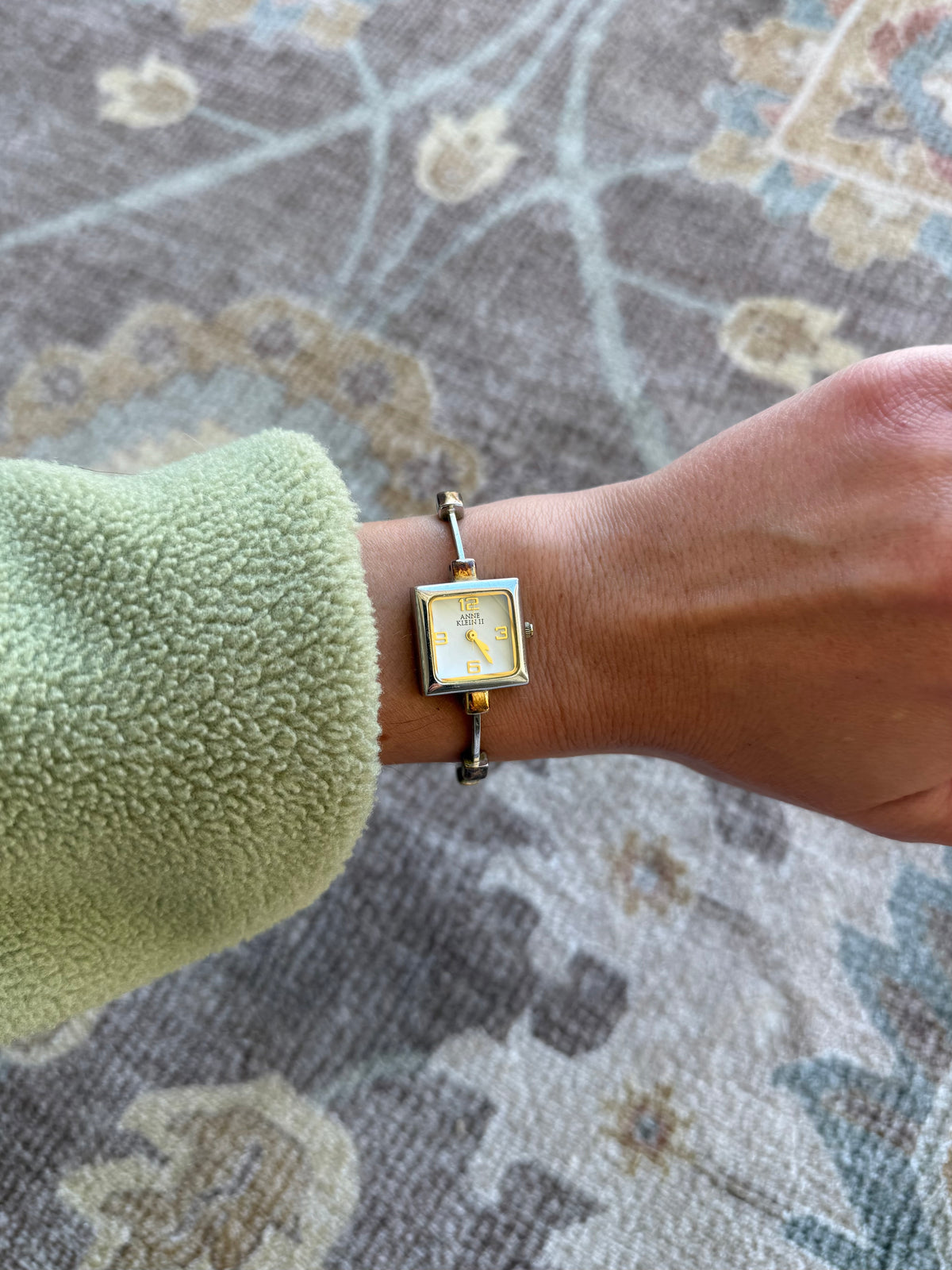 Two Tone Vintage Watch - 7” band