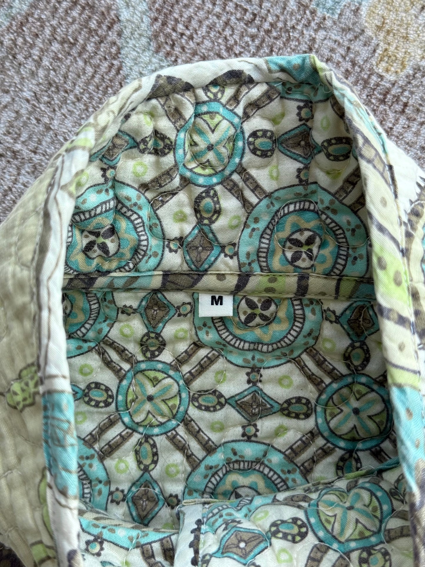 Quilt Snap Button Jacket - M
