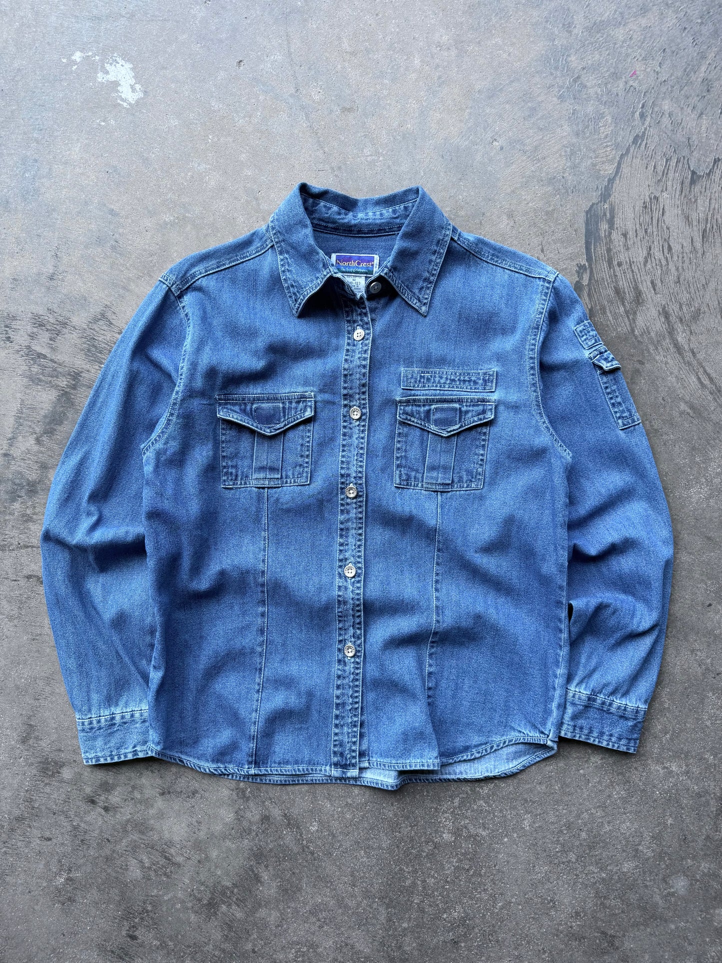 Denim Button Down - M
