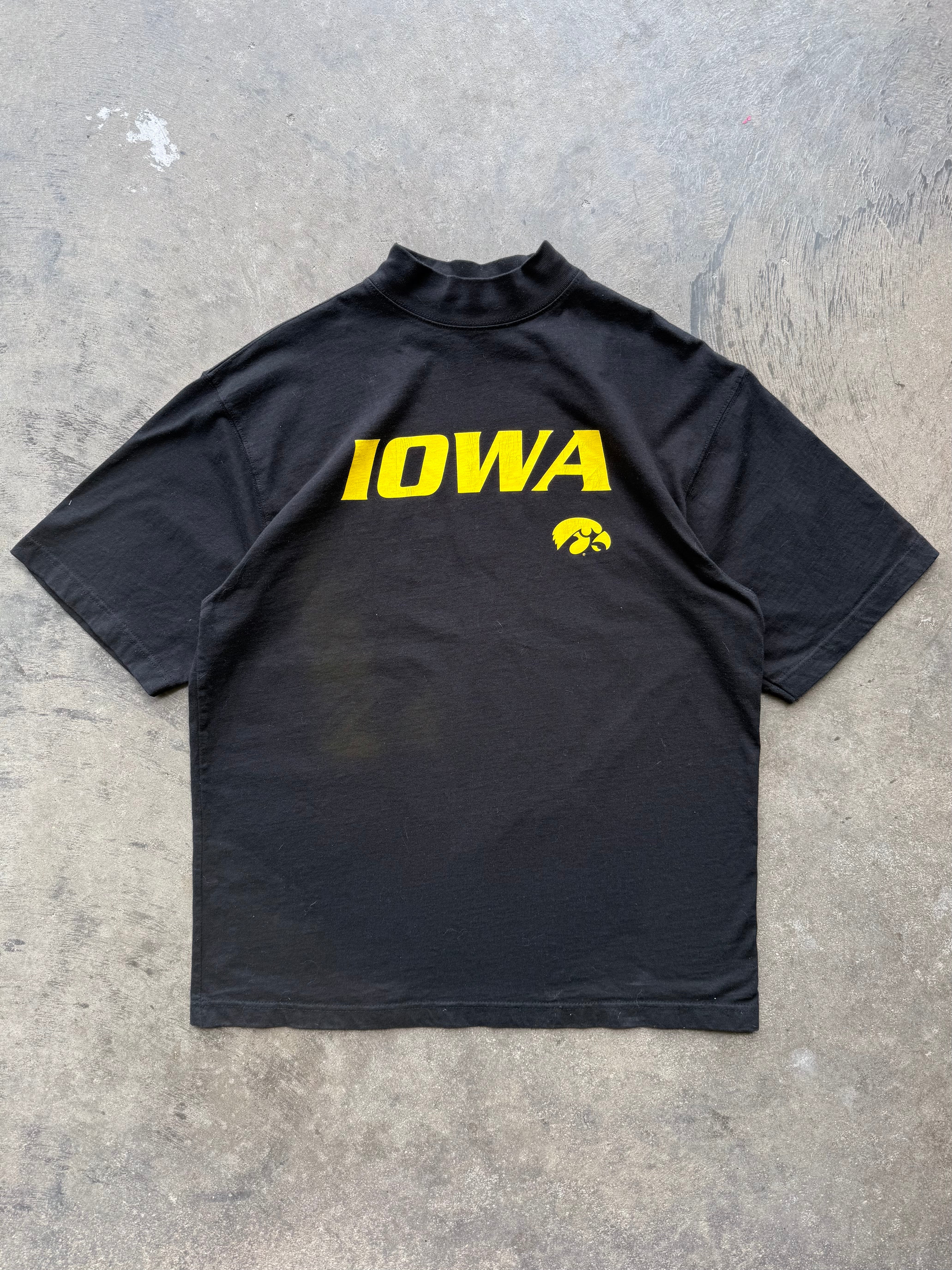 VEAL LOGO MOCK TEE ブラック　Lラフロッグ VERTICAL LOGO MOCK NECK SHIRTS BLACK – RUFFLOG