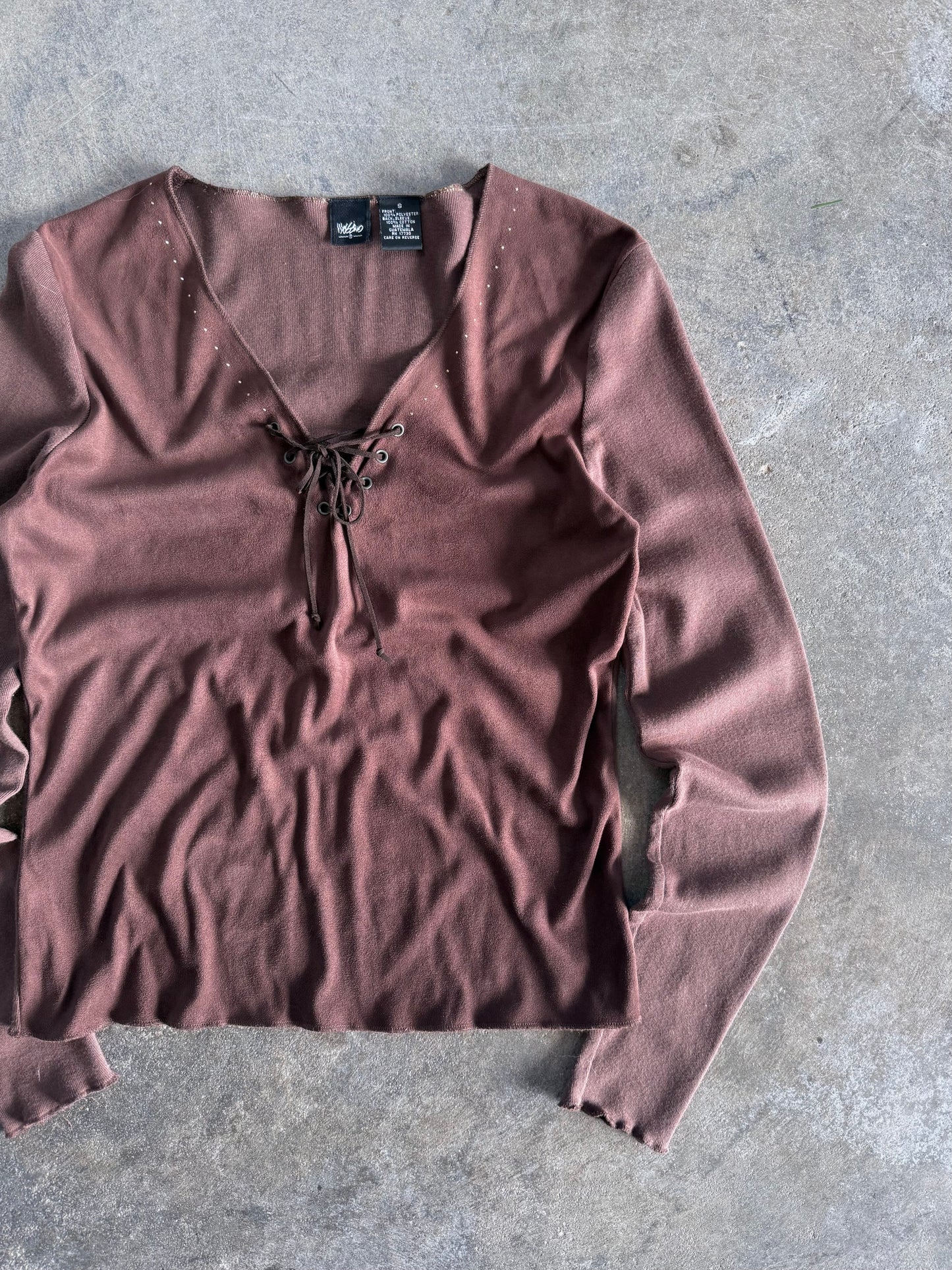 Lace Up Longsleeve - S