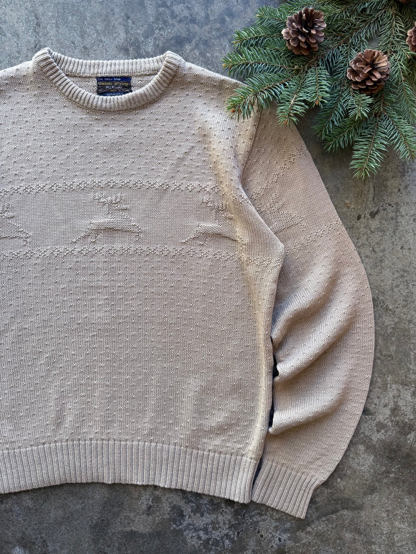Reindeer Sweater - M