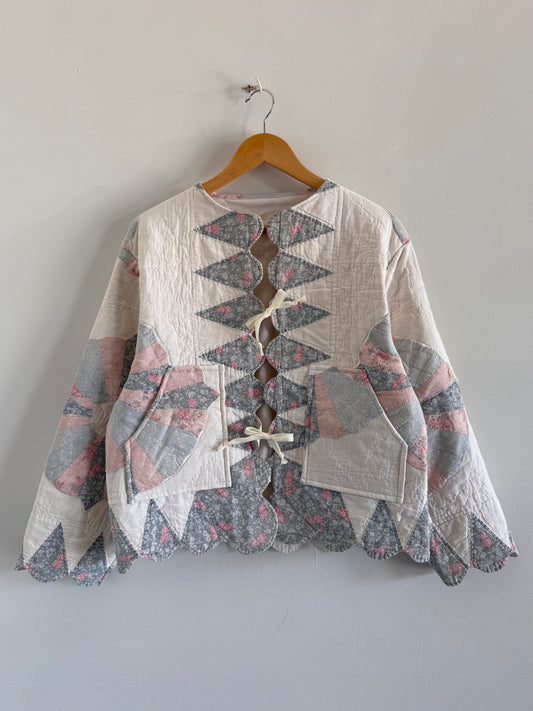 Quilt Tie Jacket - S