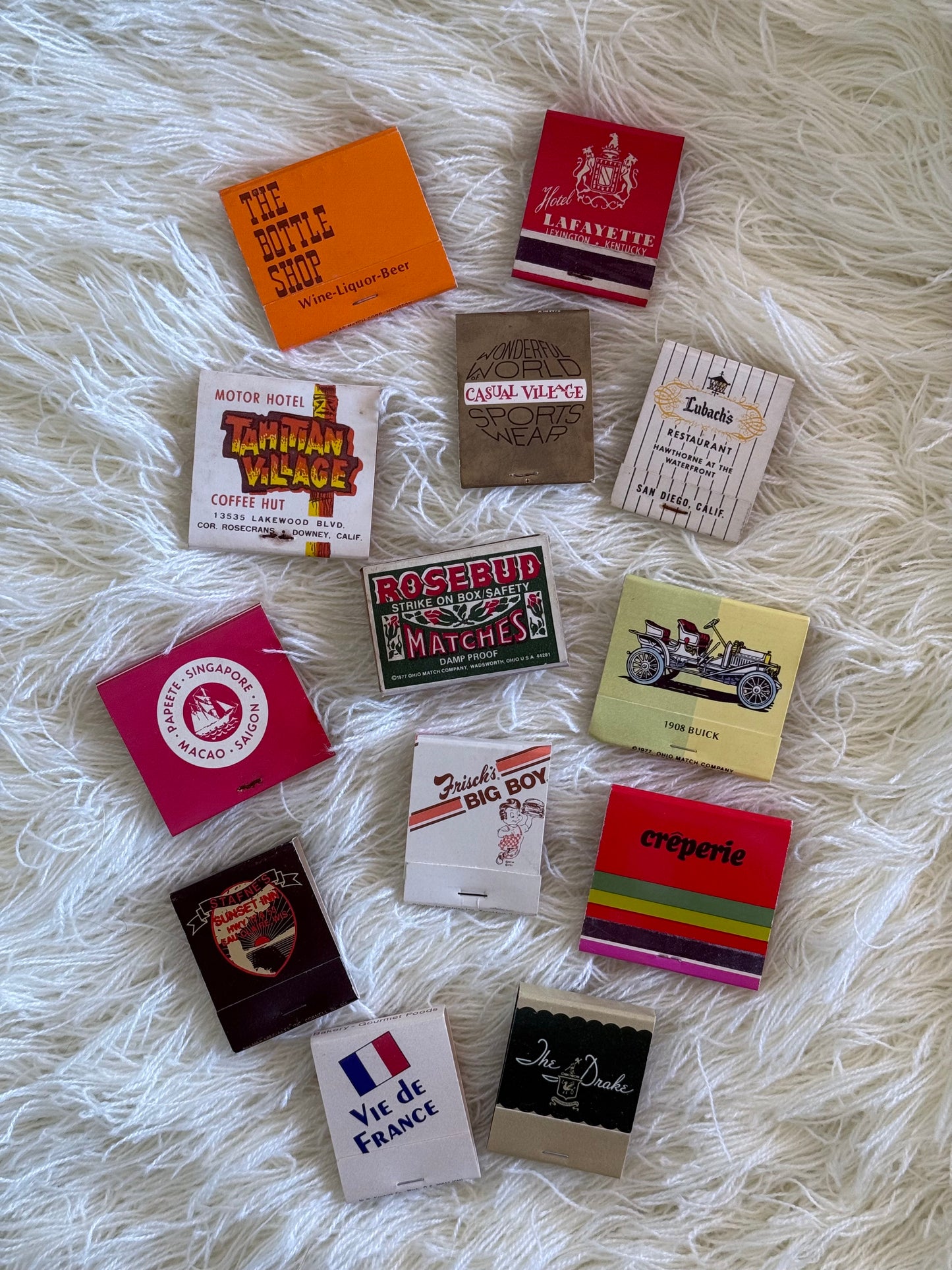 Curated Vintage Matchbooks - Variety 2