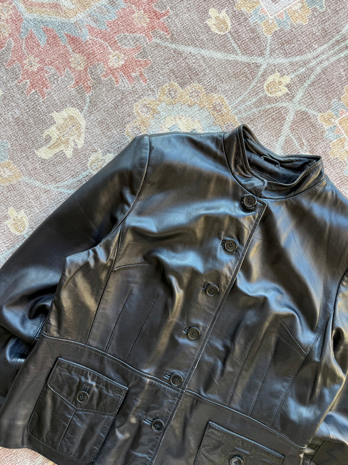 Leather Jacket - L