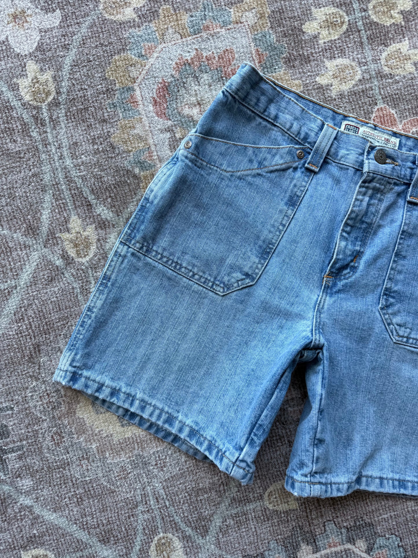 Cargo Denim Shorts - 28” x 6.5”