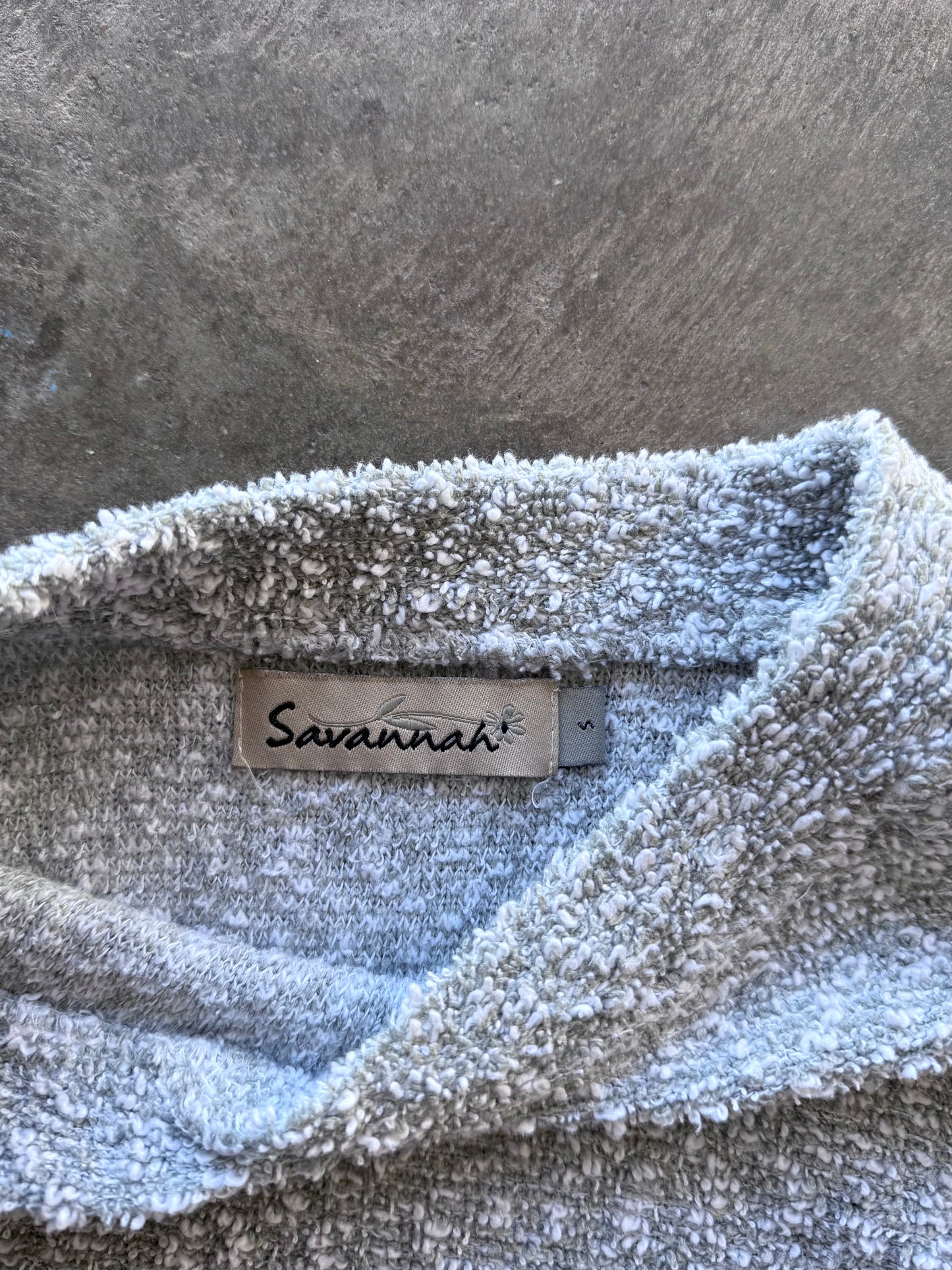 Textured Pullover - S