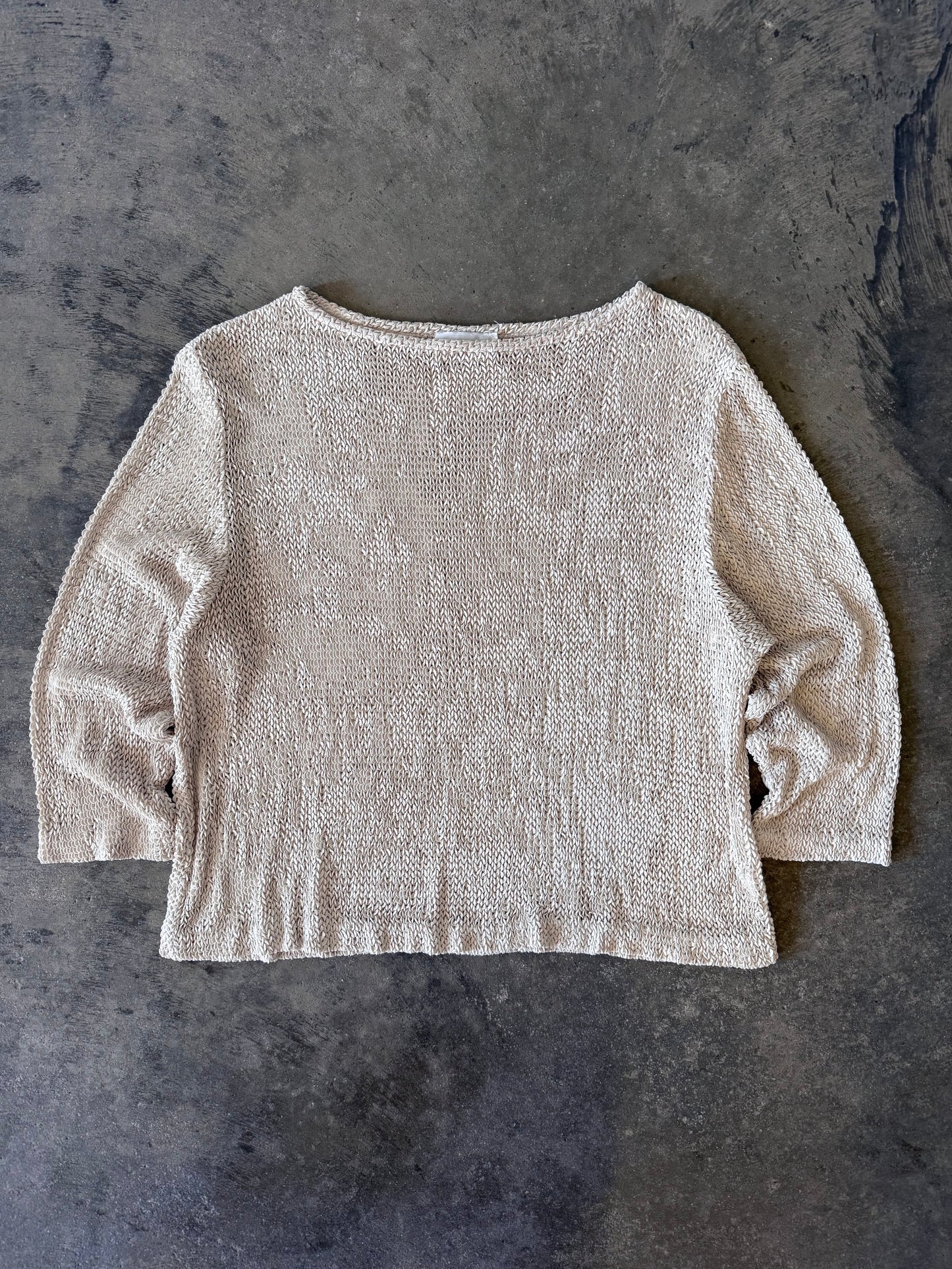 Flowy Crochet Top - L