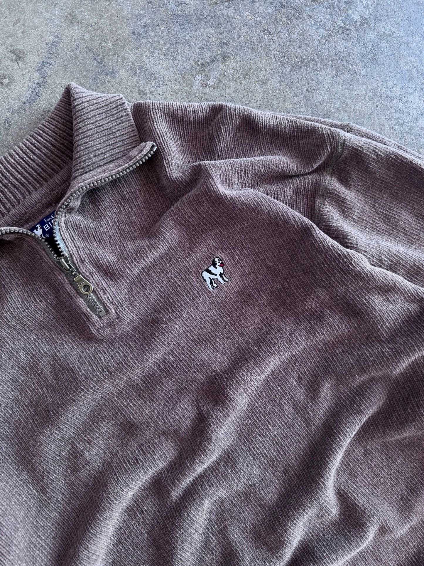 Big Dogs Quarterzip Sweater - M