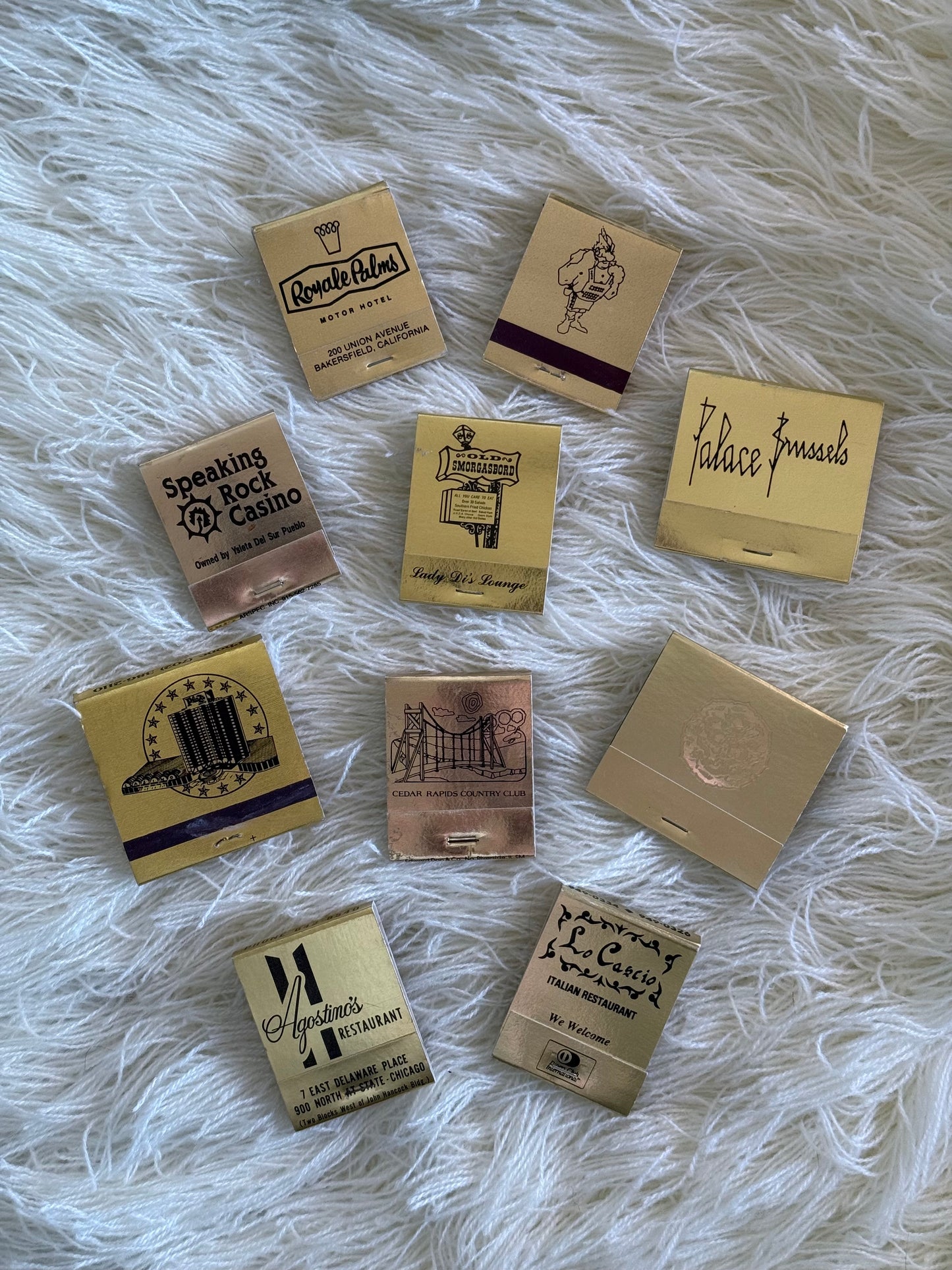 Curated Vintage Matchbooks - Variety 1
