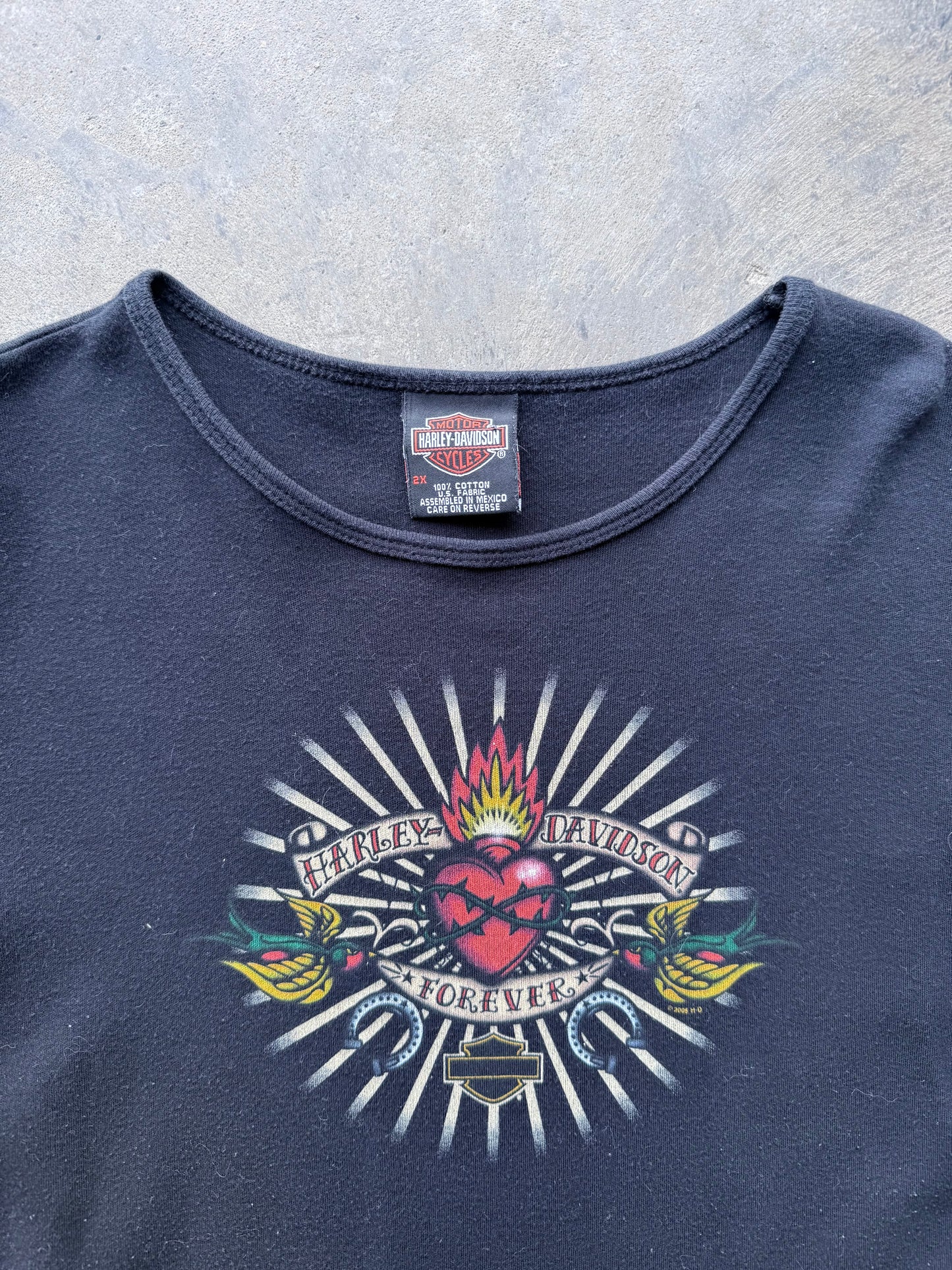 Harley Davidson Baby Tee - 2XL