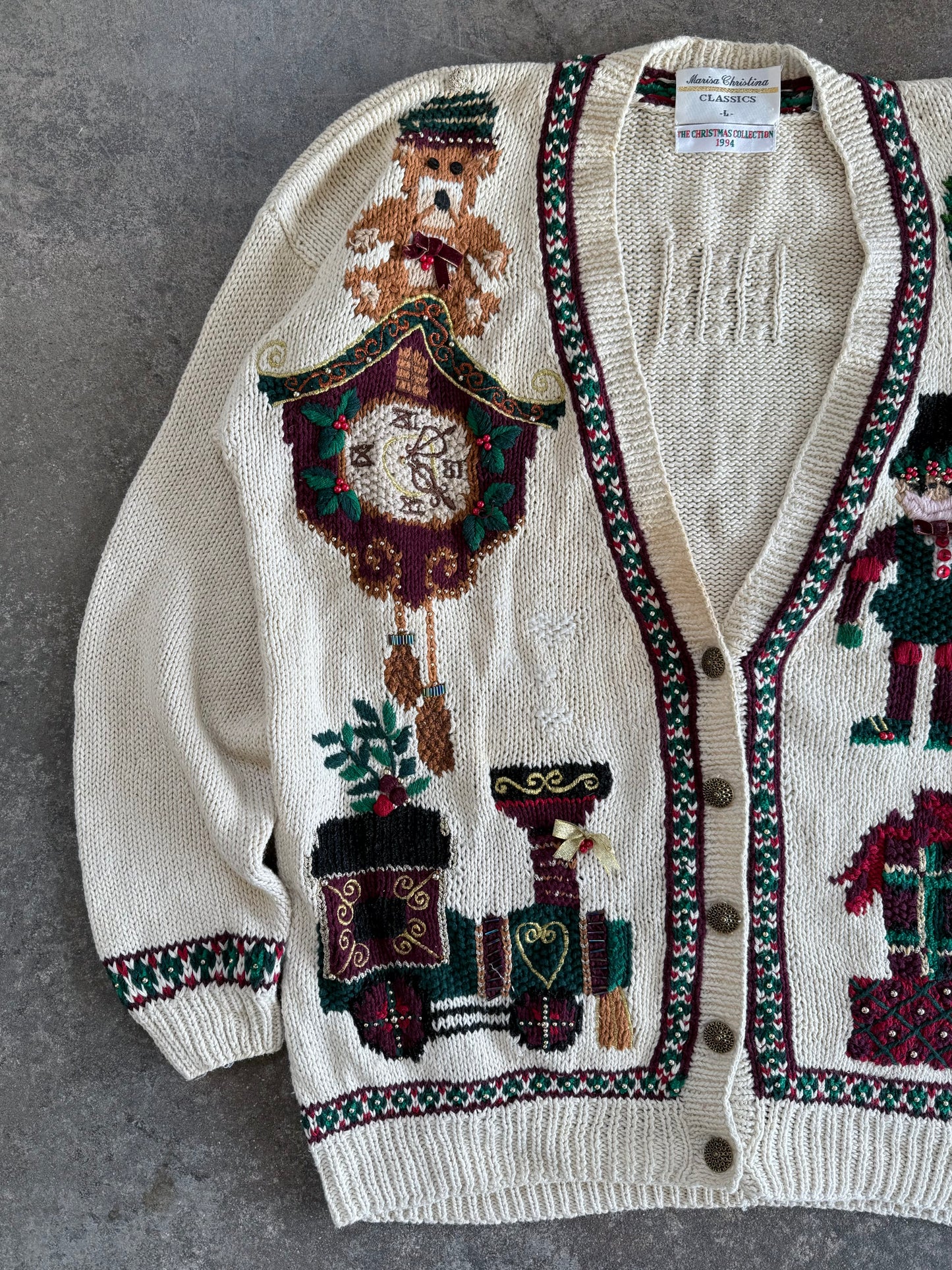 Christmas Cardigan - L