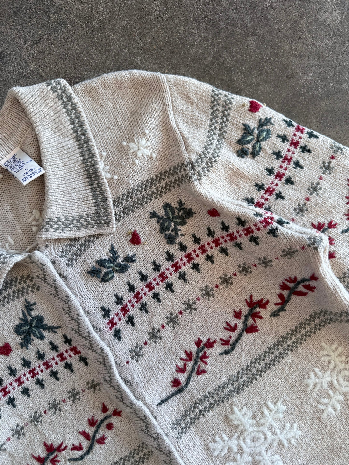 Christmas Cardigan - L