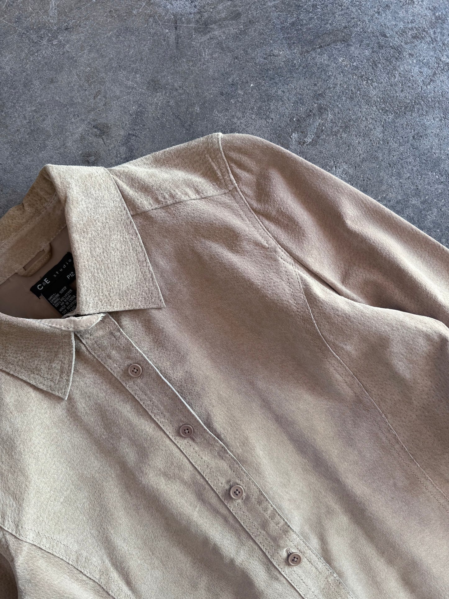 Denim Button Down - L