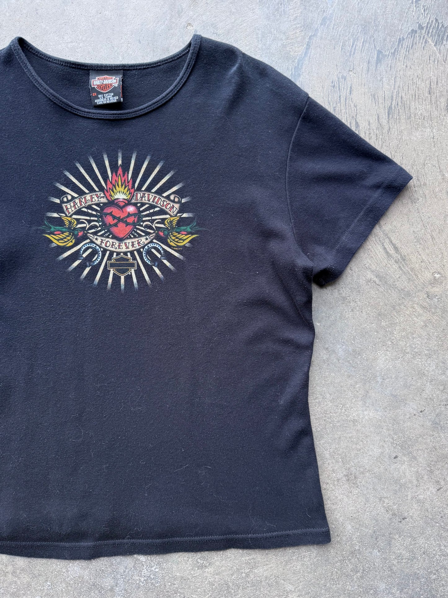 Harley Davidson Baby Tee - 2XL
