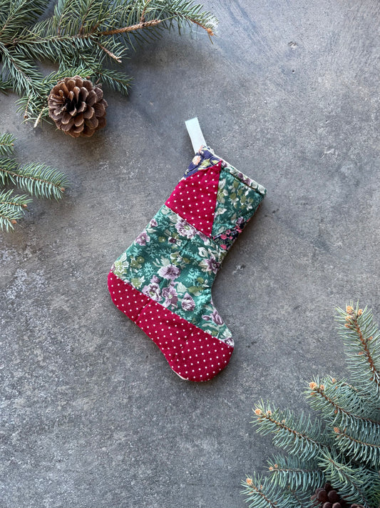 Mini Quilt Stocking