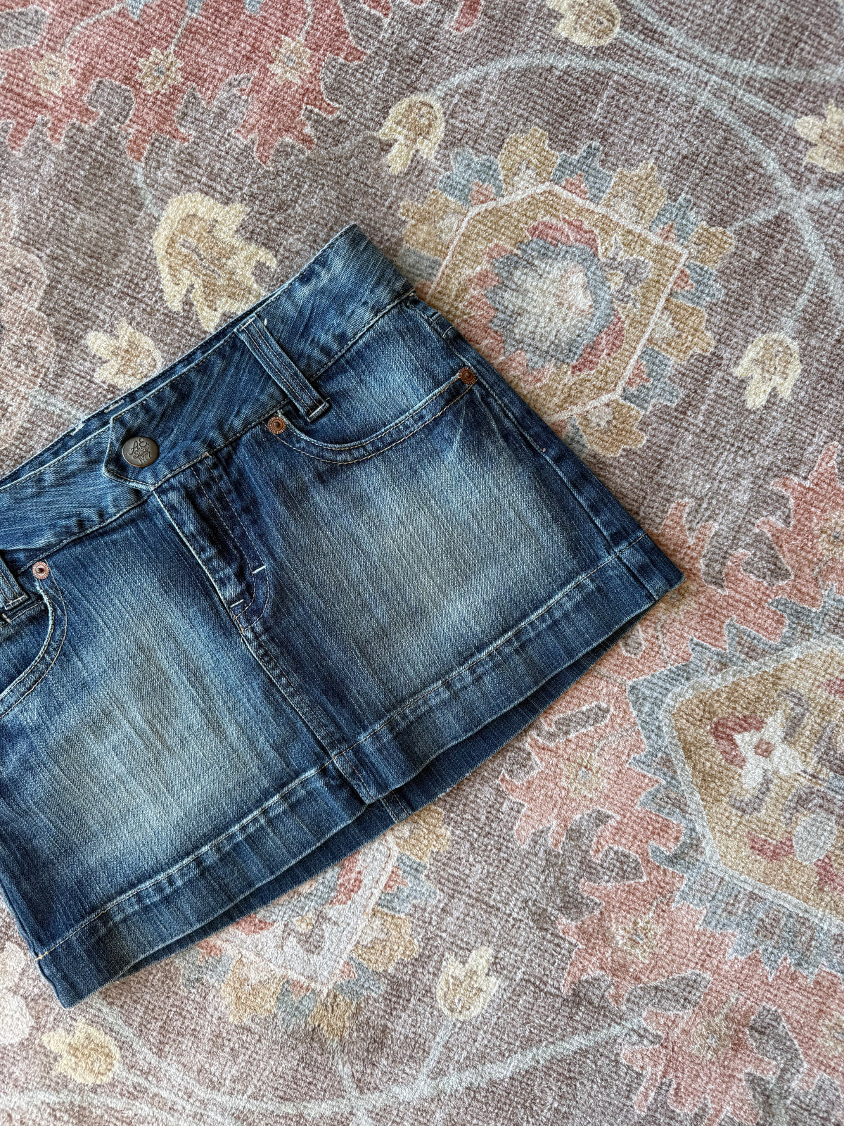 Denim Mini Skirt - 32”