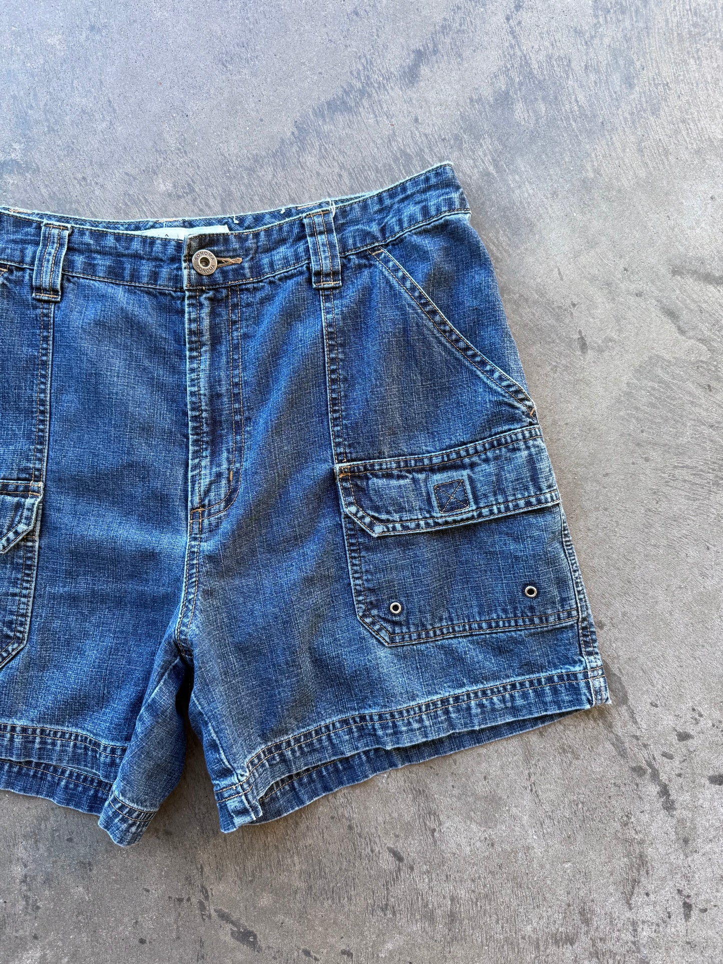 Cargo Denim Shorts - 30x4.5