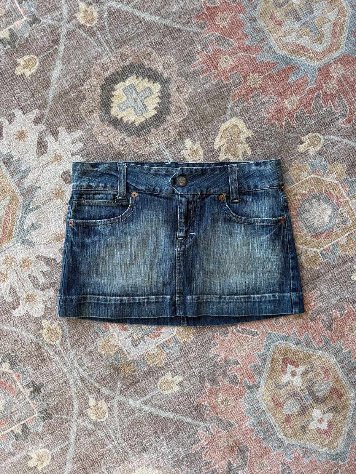 Denim Mini Skirt - 32”