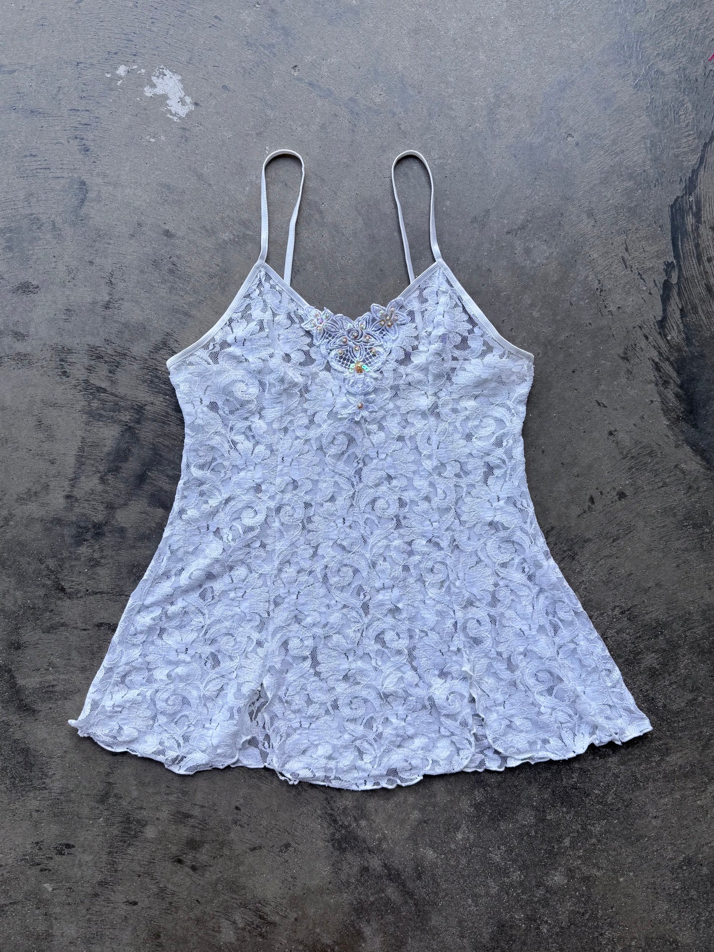 Lace Slip Tank - M
