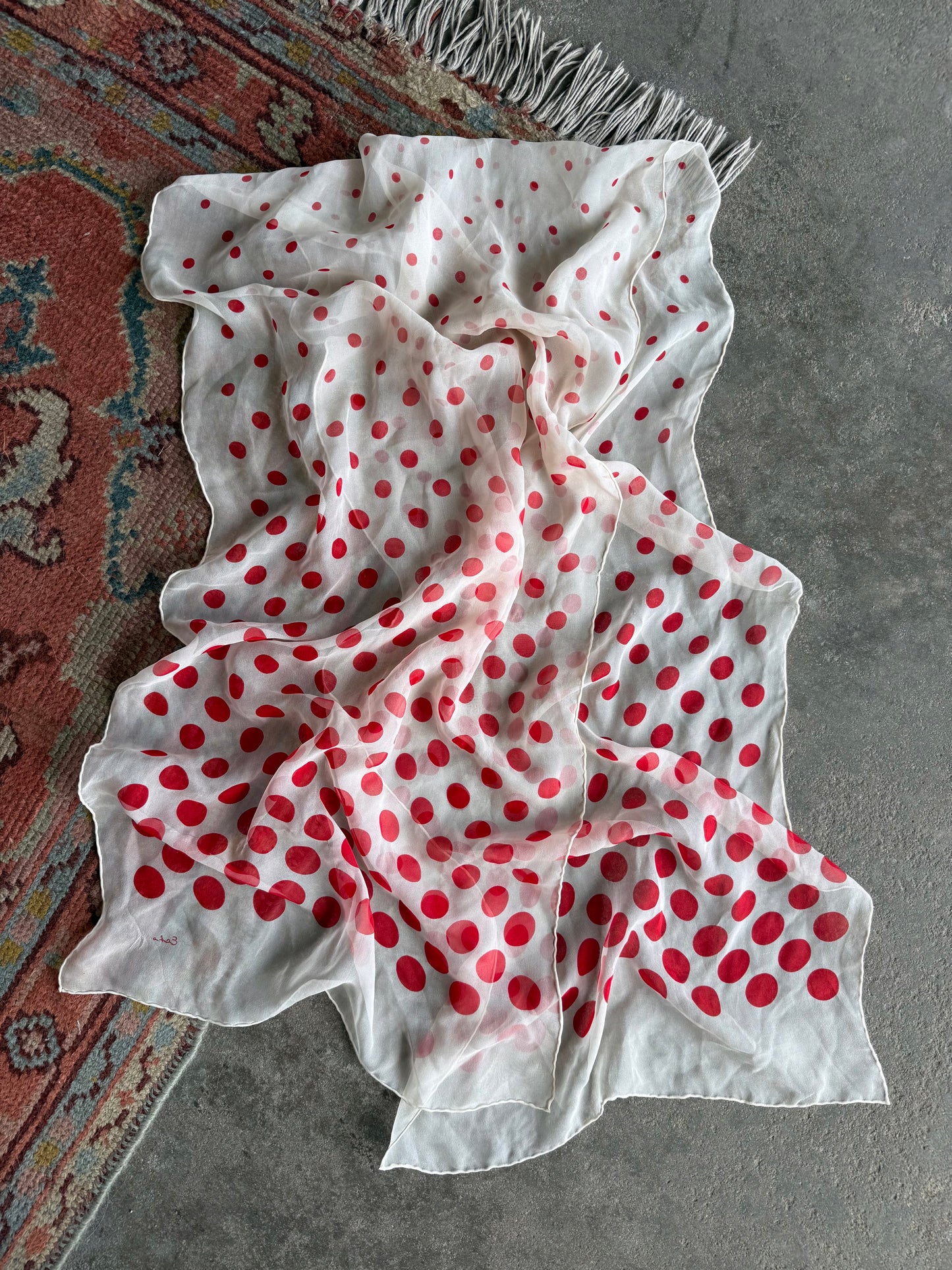 Polka Dot Scarf