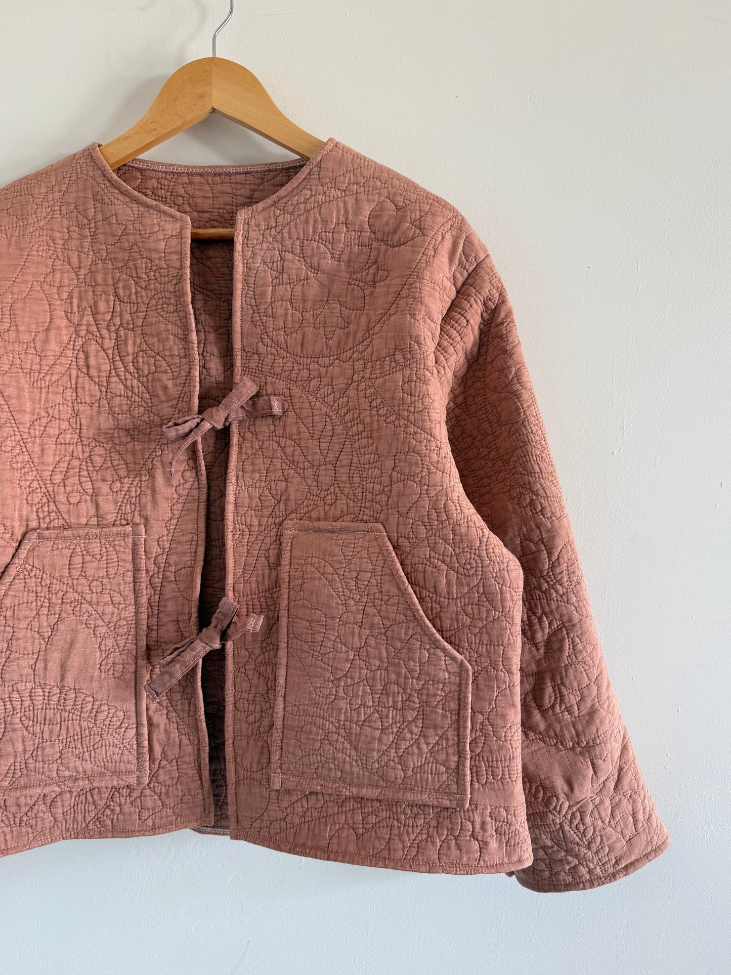 Quilt Tie Jacket - S