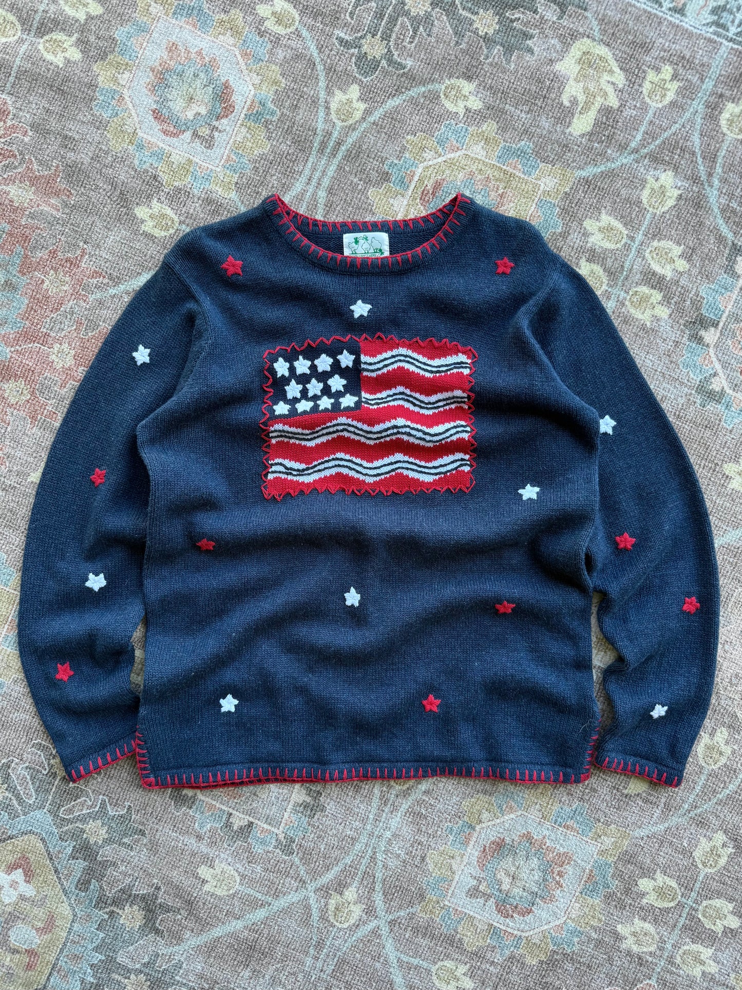 Flag Sweater - L