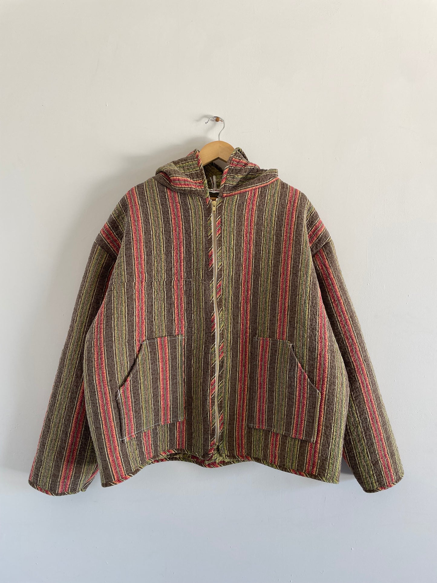 Quilt Hooded Jacket - 2XL