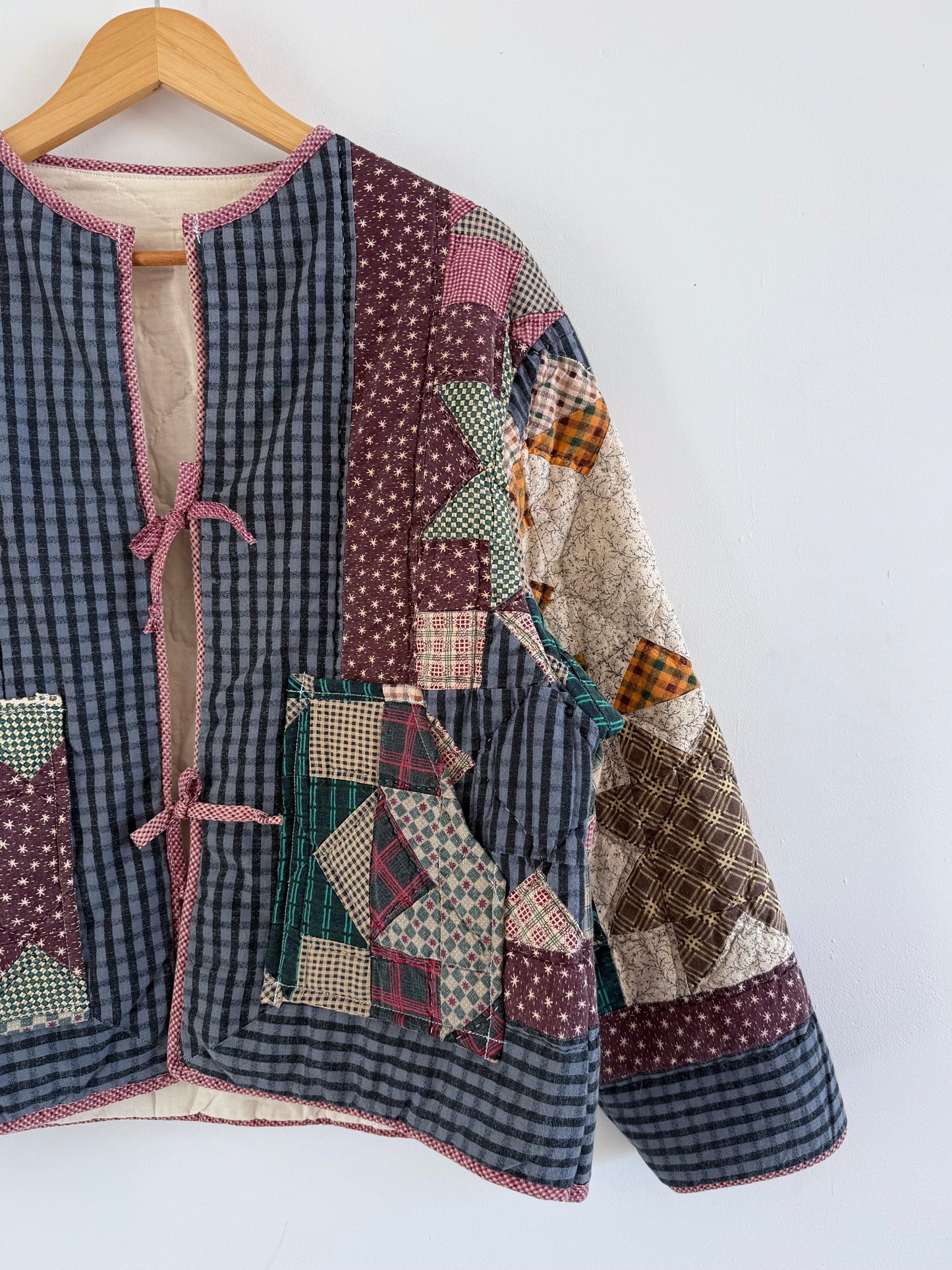 Quilt Tie Jacket - S