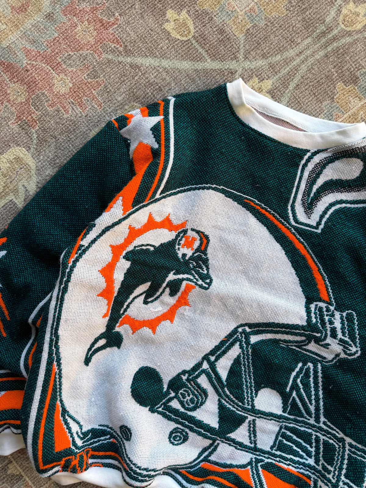 Dolphins Blanket Crew - S/M