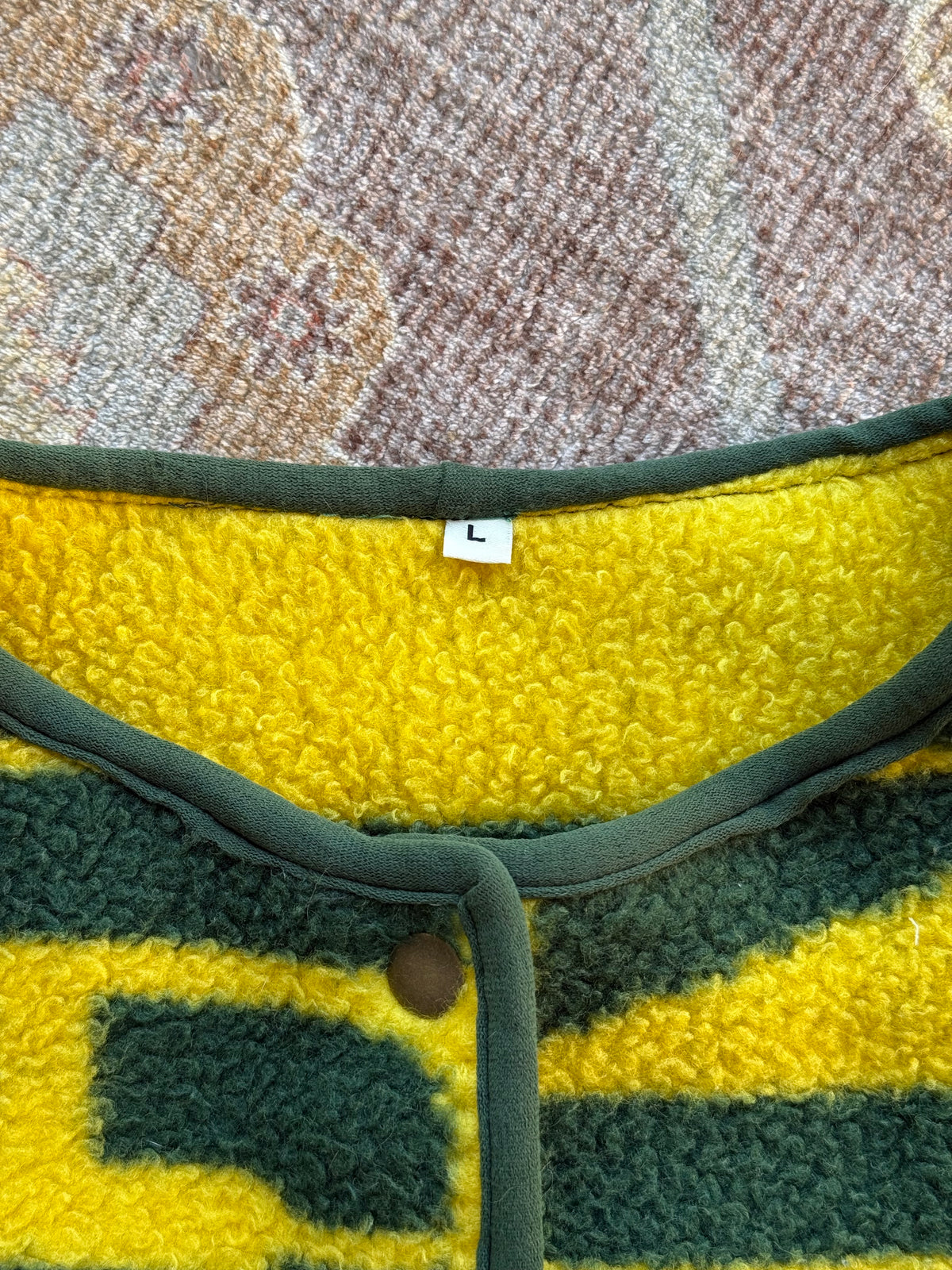 Packers Blanket Snap Button Jacket - L