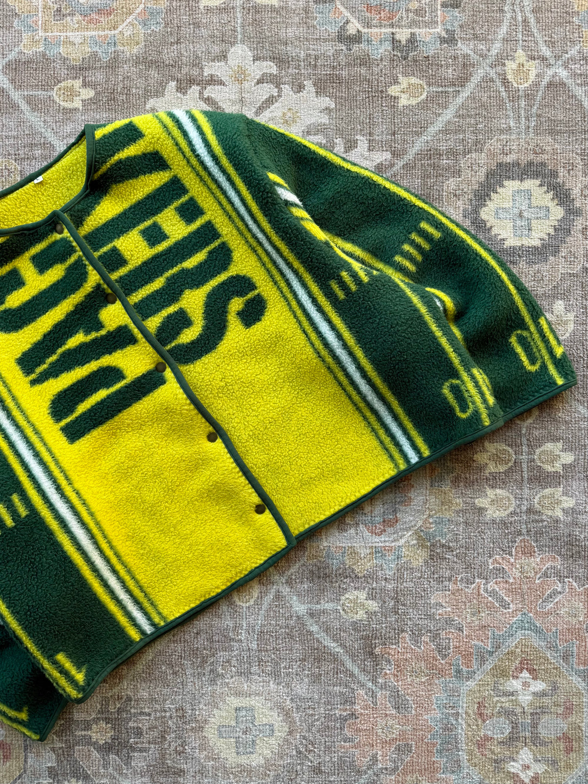 Packers Blanket Snap Button Jacket - L