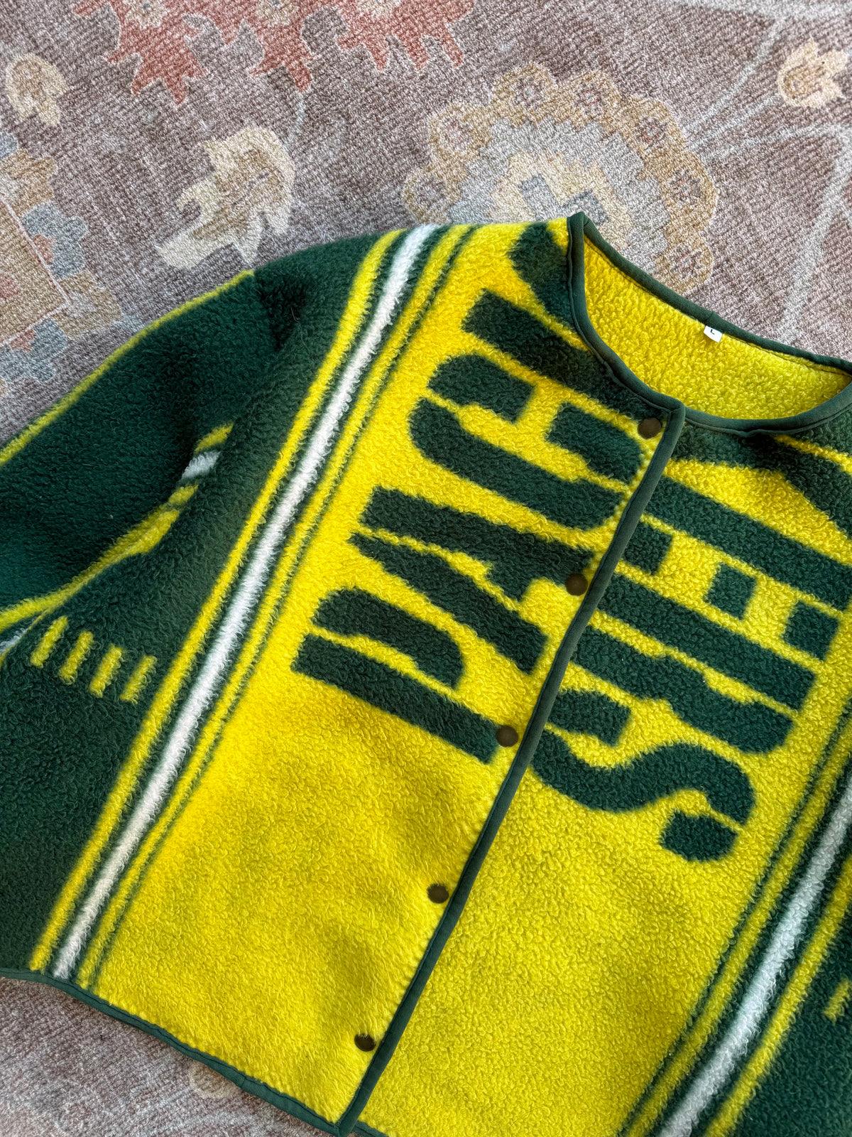 Packers Blanket Snap Button Jacket - L
