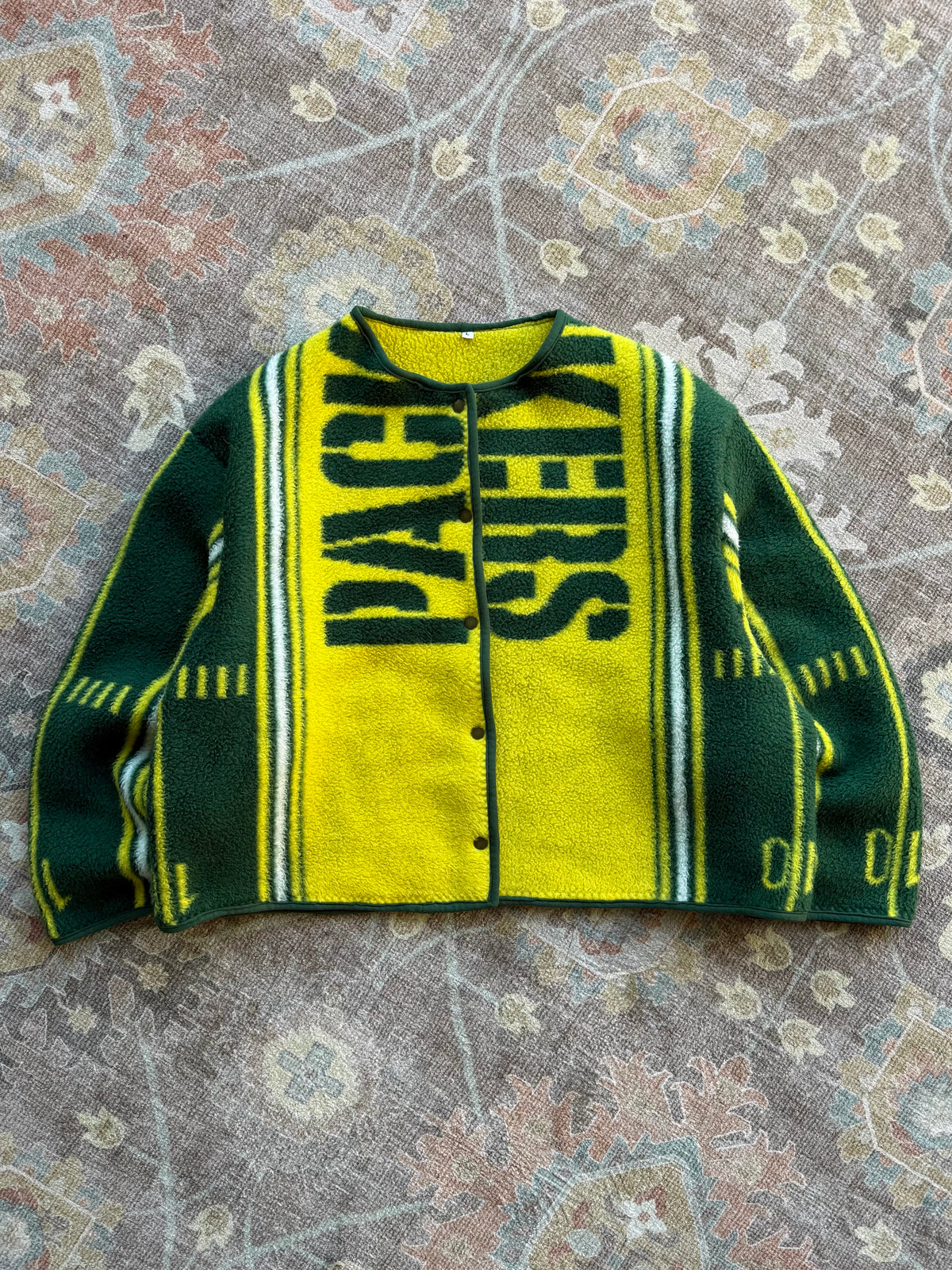 Packers Blanket Snap Button Jacket - L