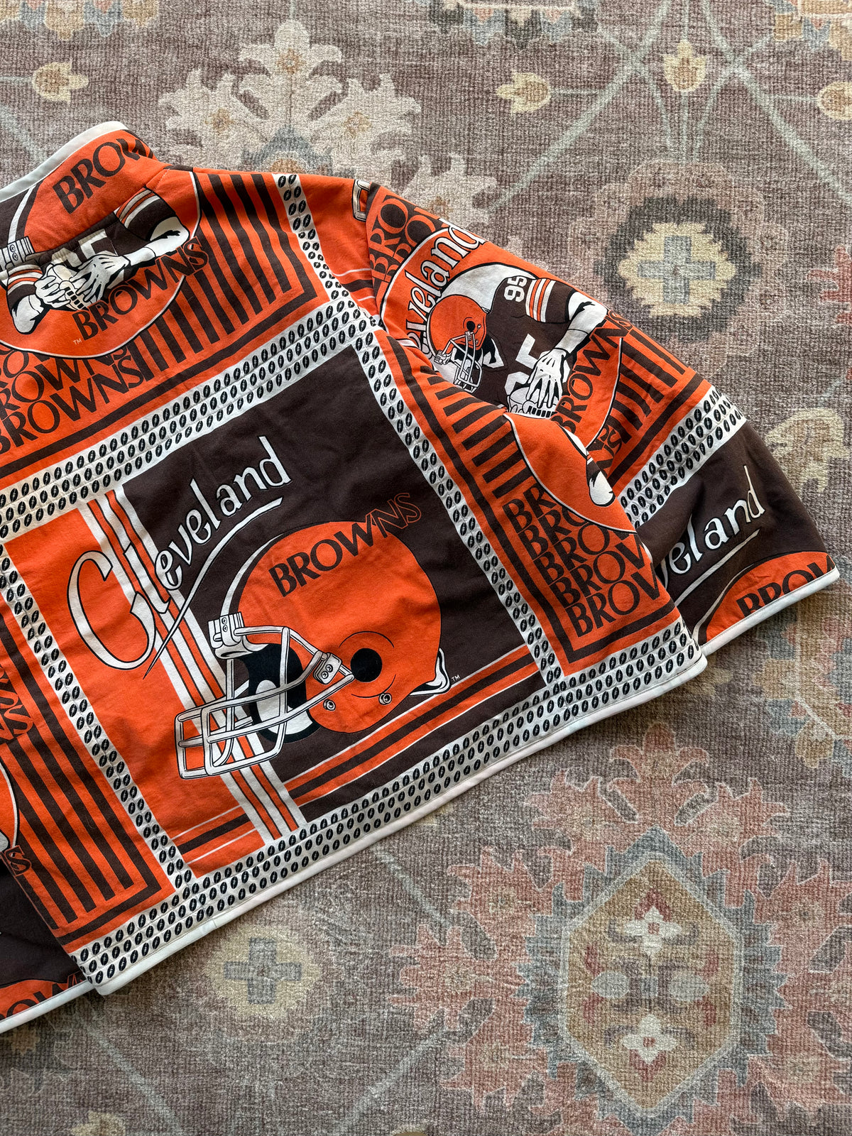 Browns Quilt Snap Button Jacket - L